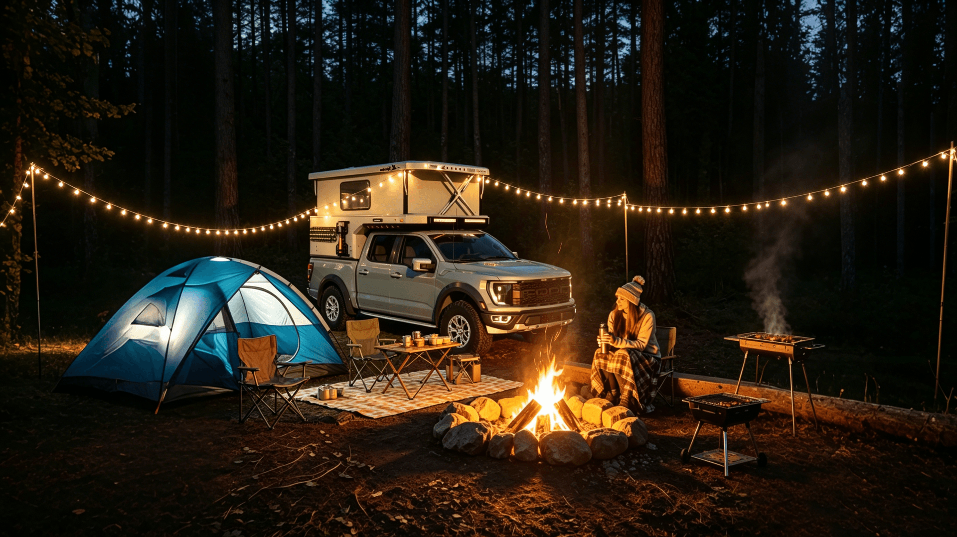 Koenigschwan Pickup-Camper Szenenbild